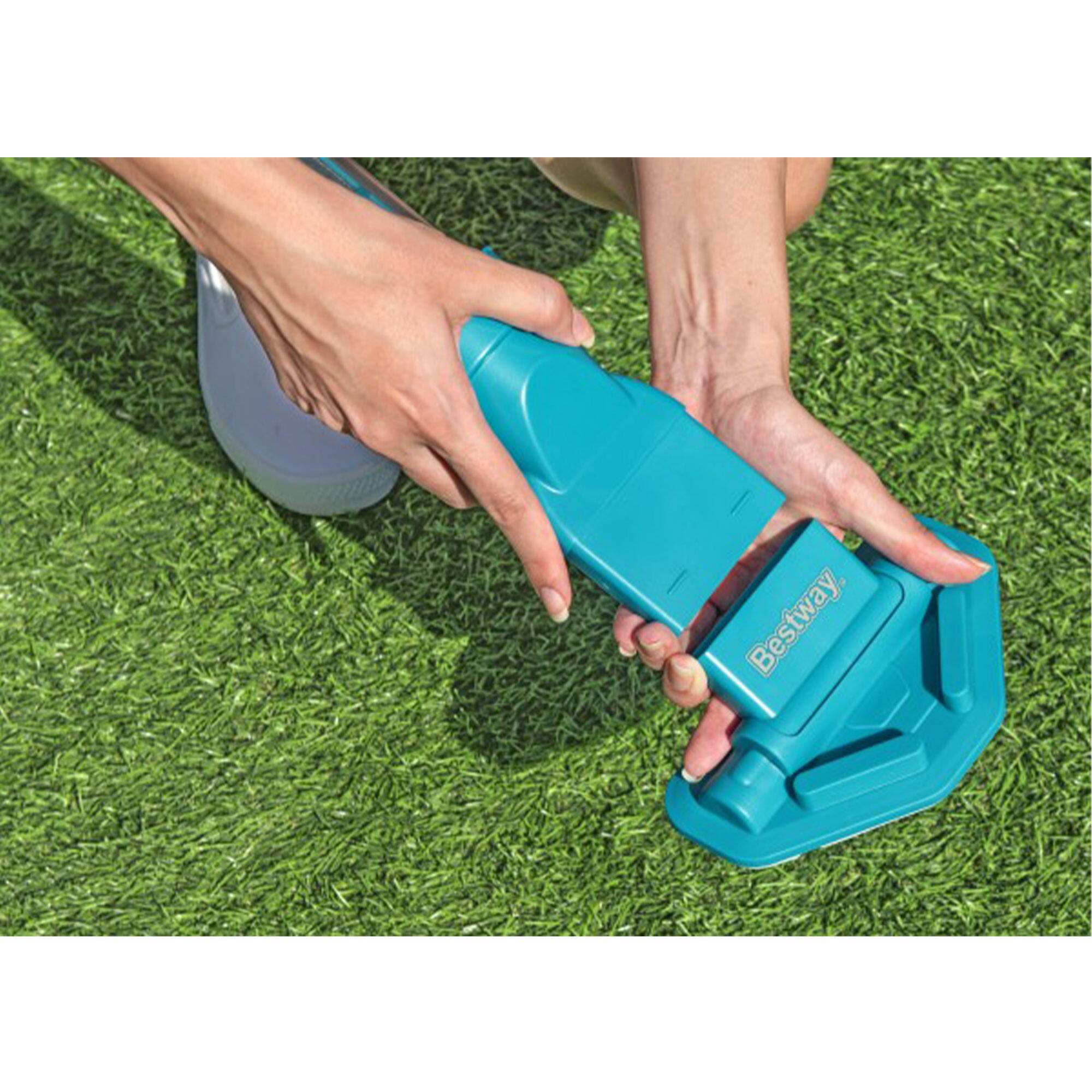 Alt View 2. Bestway - Bestway AquaSurge Swimming Pool Maintenance Accessory Kit with Vacuum & Skimmer - Aqua Blue.