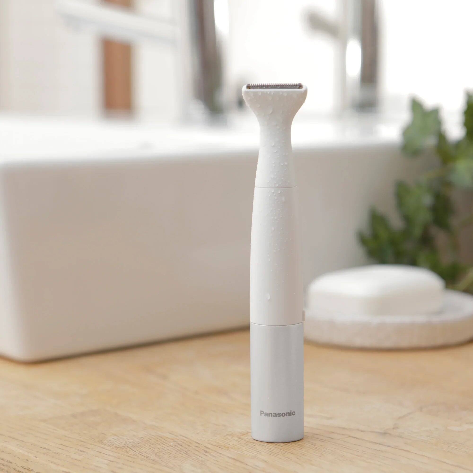Alt View 7. Panasonic - Bikini Trimmer, Extra-Wide Head, Updated Foils with 4 Attachments - White.