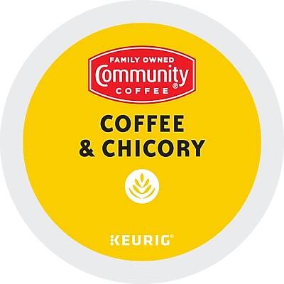 FAMILY OWNED  
Community Coffee  

COFFEE & CHICORY  

KEURIG