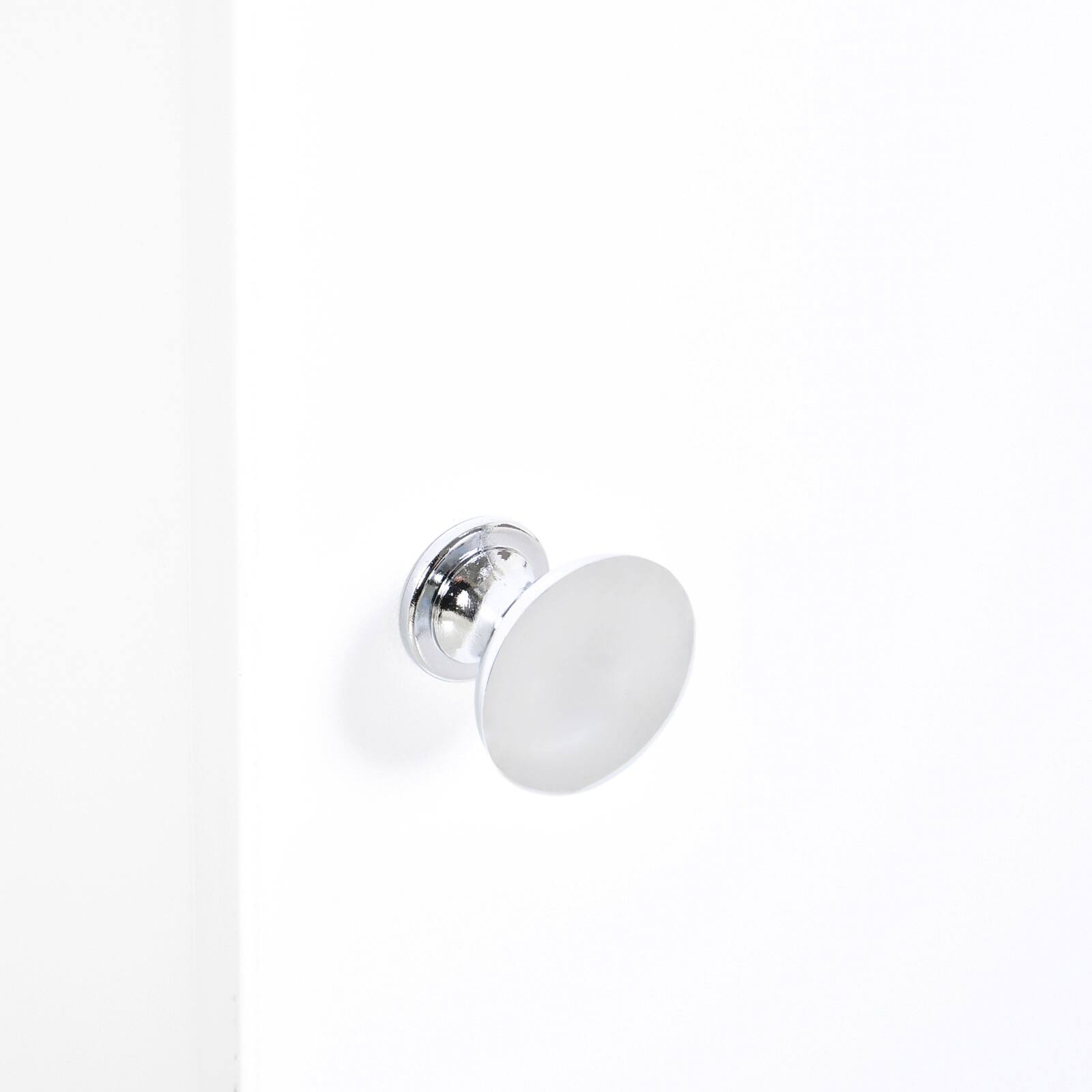 Alt View 8. Homcom - Toilet Paper Cabinet, Small Bathroom Corner Floor Cabinet with Doors and Shelves - White.