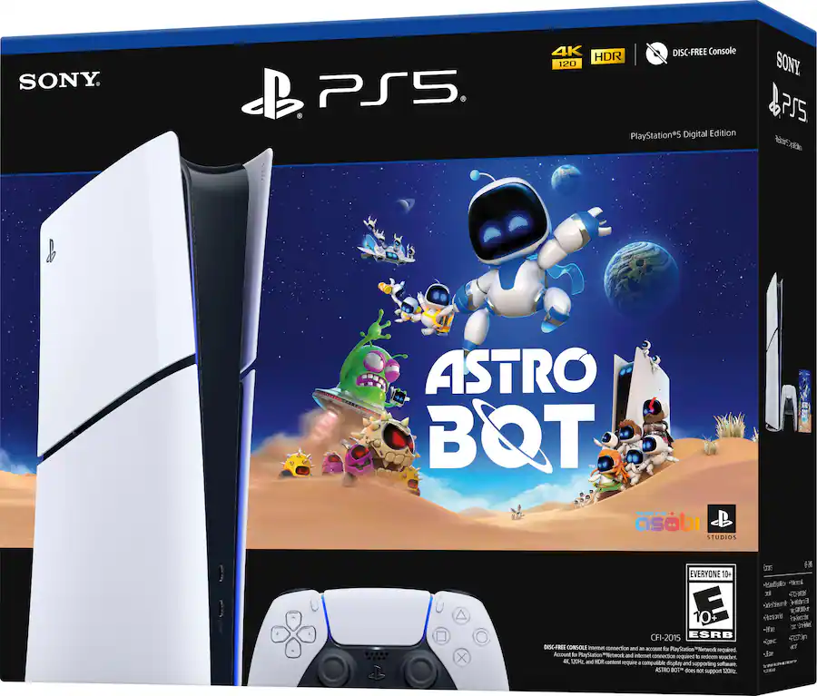 PlayStation Slim Console Digital Edition ASTRO BOT Bundle