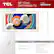 85" Class TCL NXTVISION TV
Model: 85A300W
Dimensions:
TV with Stand: 74.72" x 43.39" x 13.70"
TV without Stand: 74.72" x 42.99" x 1.26"
*Table Stands sold separately.
Stand Separation Distance (Wide): 34.0"
Stand Separation Distance (Deep): 74.72"
What's in the Box:
- TCL NXTVISION TV with Google TV
- Flush Wall Mount Bracket
- Light Wood Color Frame + Screws
- Power Cable
- TV Remote + Batteries
- Quick Start Guide
NXTVISION TV shown with light wood frame; product bezel color is off-white.
Features and specifications subject to change.
Remote preset buttons can vary by region.