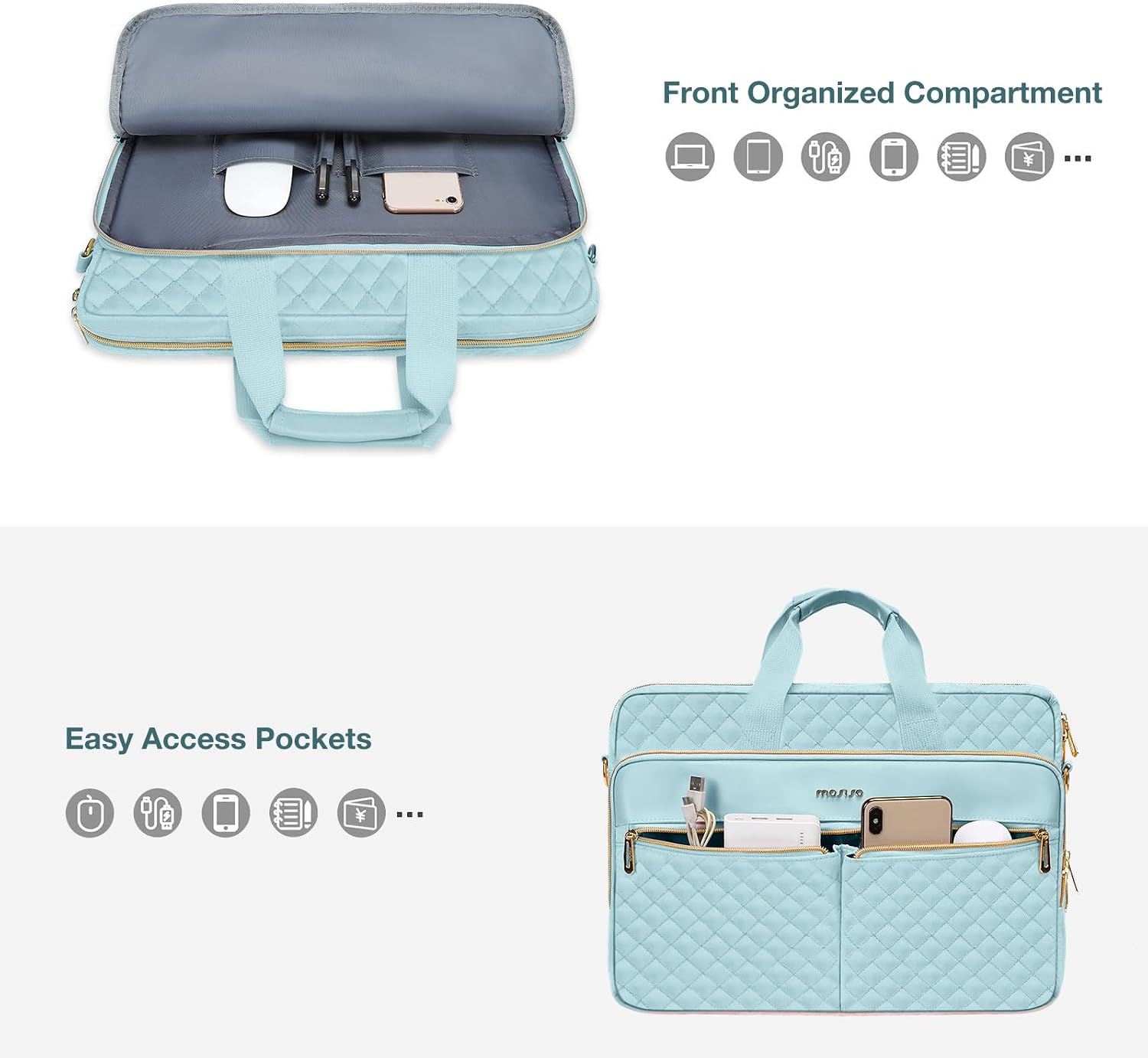 Front Organized Compartment

Easy Access Pockets