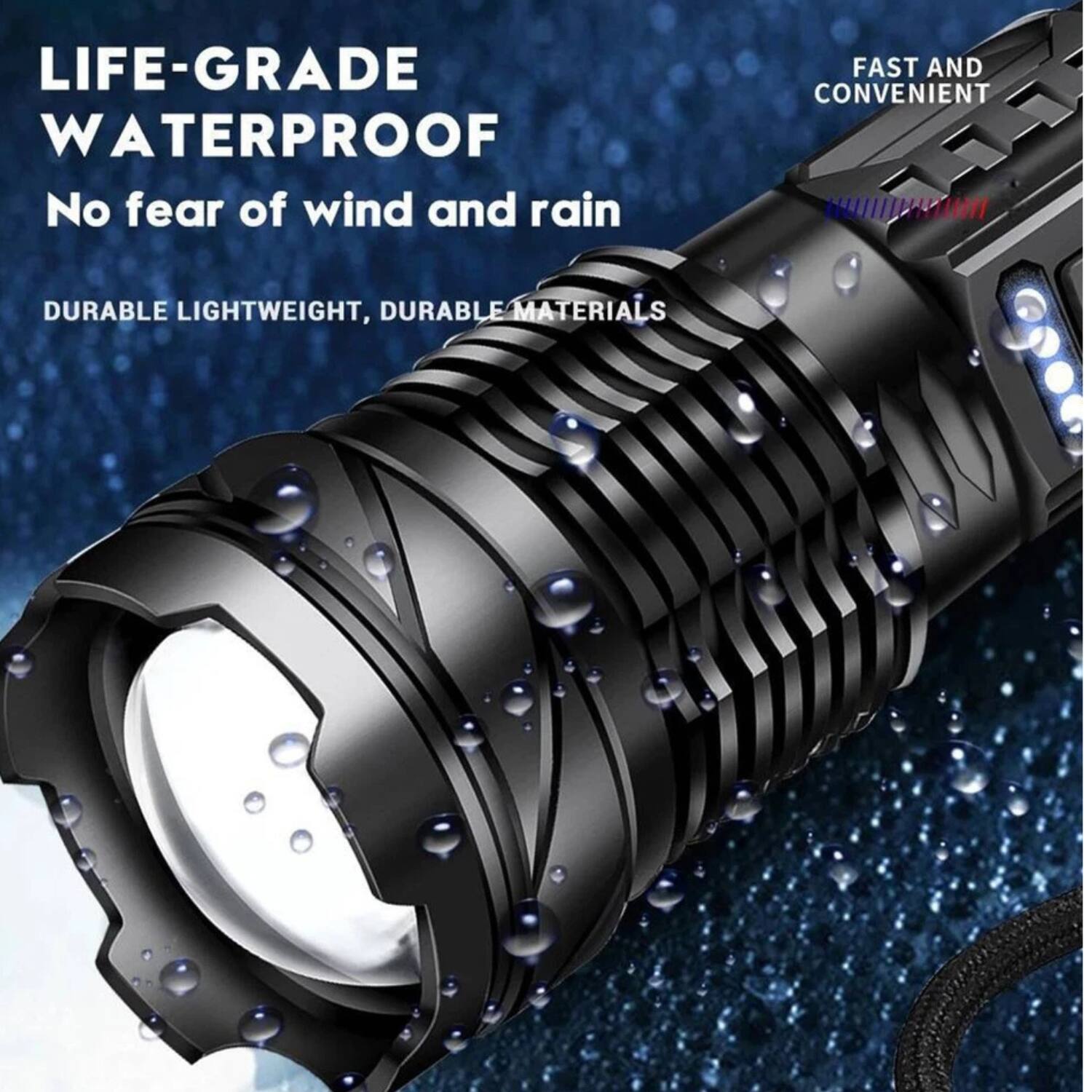 LIFE-GRADE WATERPROOF  
No fear of wind and rain  

FAST AND CONVENIENT  

DURABLE LIGHTWEIGHT, DURABLE MATERIALS