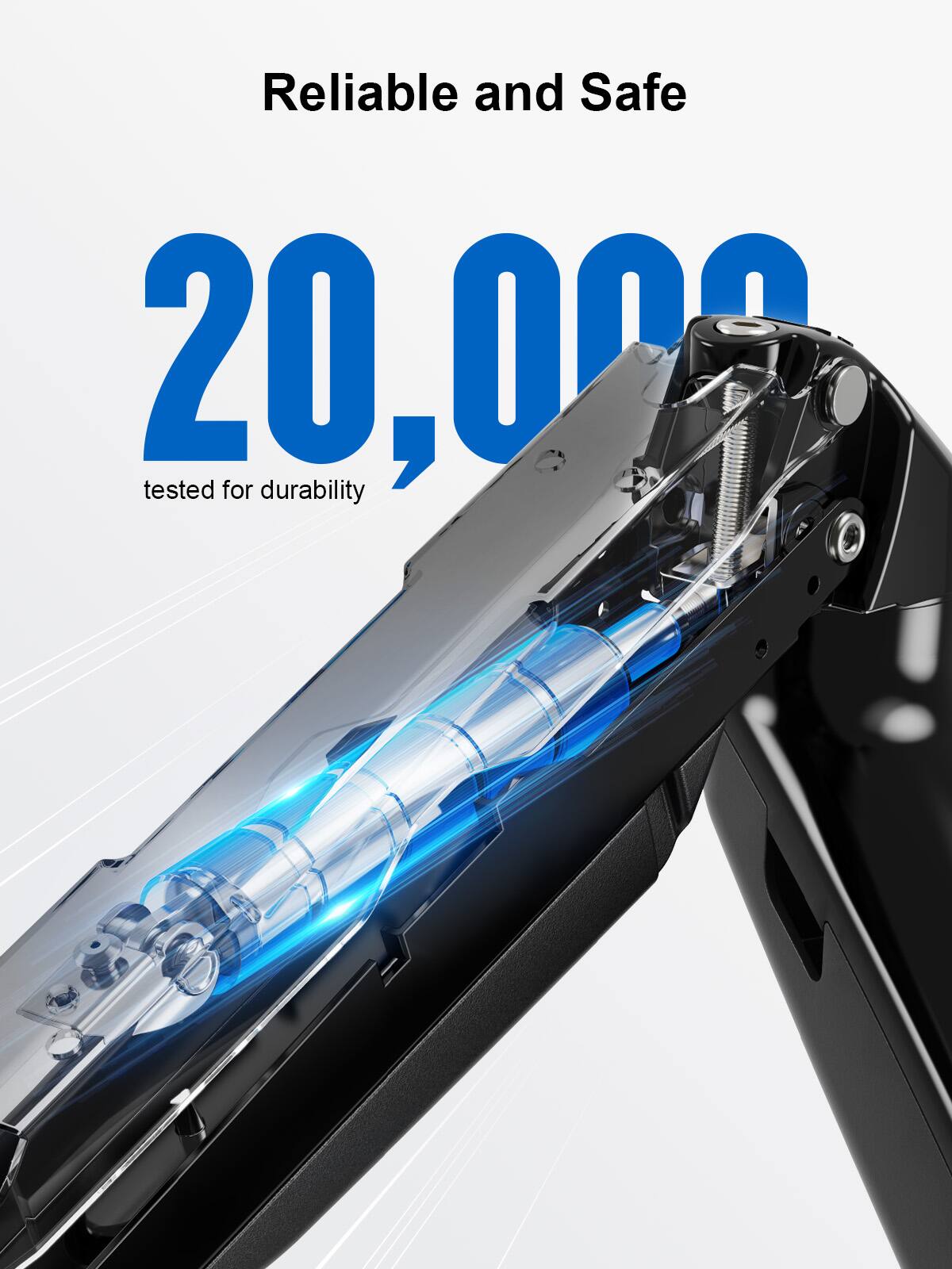 Reliable and Safe  
20,000  
tested for durability