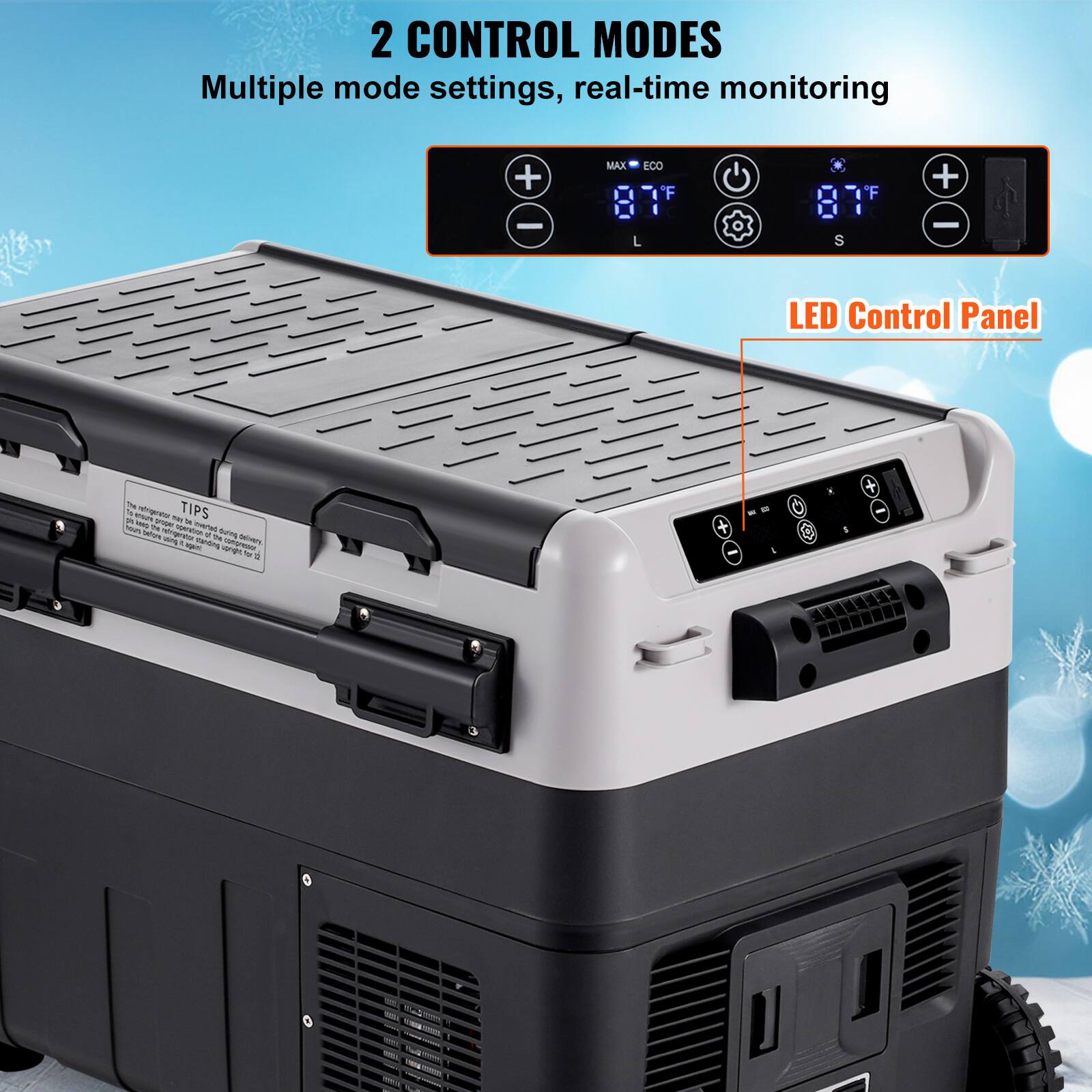 2 CONTROL MODES
Multiple mode settings, real-time monitoring
+ MAX ECO F F + L S -
LED Control Panel
3 TIPS - m - ta - 5 - o - SUS 1 no man - hi o - s - . martimg - othi_o - sa - S + I +