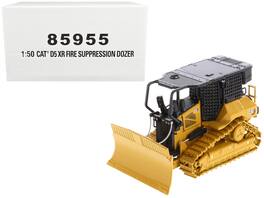 CAT Caterpillar D5 XR Fire Suppression Track Type Dozer Yellow "High Line" Series 1/50 Diecast Model by Diecast Masters - Yellow
