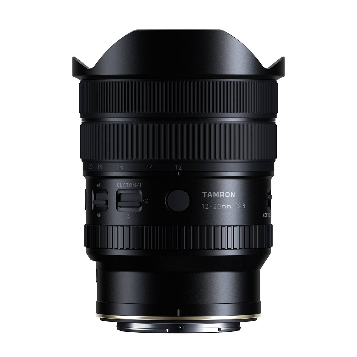 20 18 16 14 AF CUSTOM/1 " 2 MF 3

12 I

TAMRON 12-20mm F2.8

CONTRIL