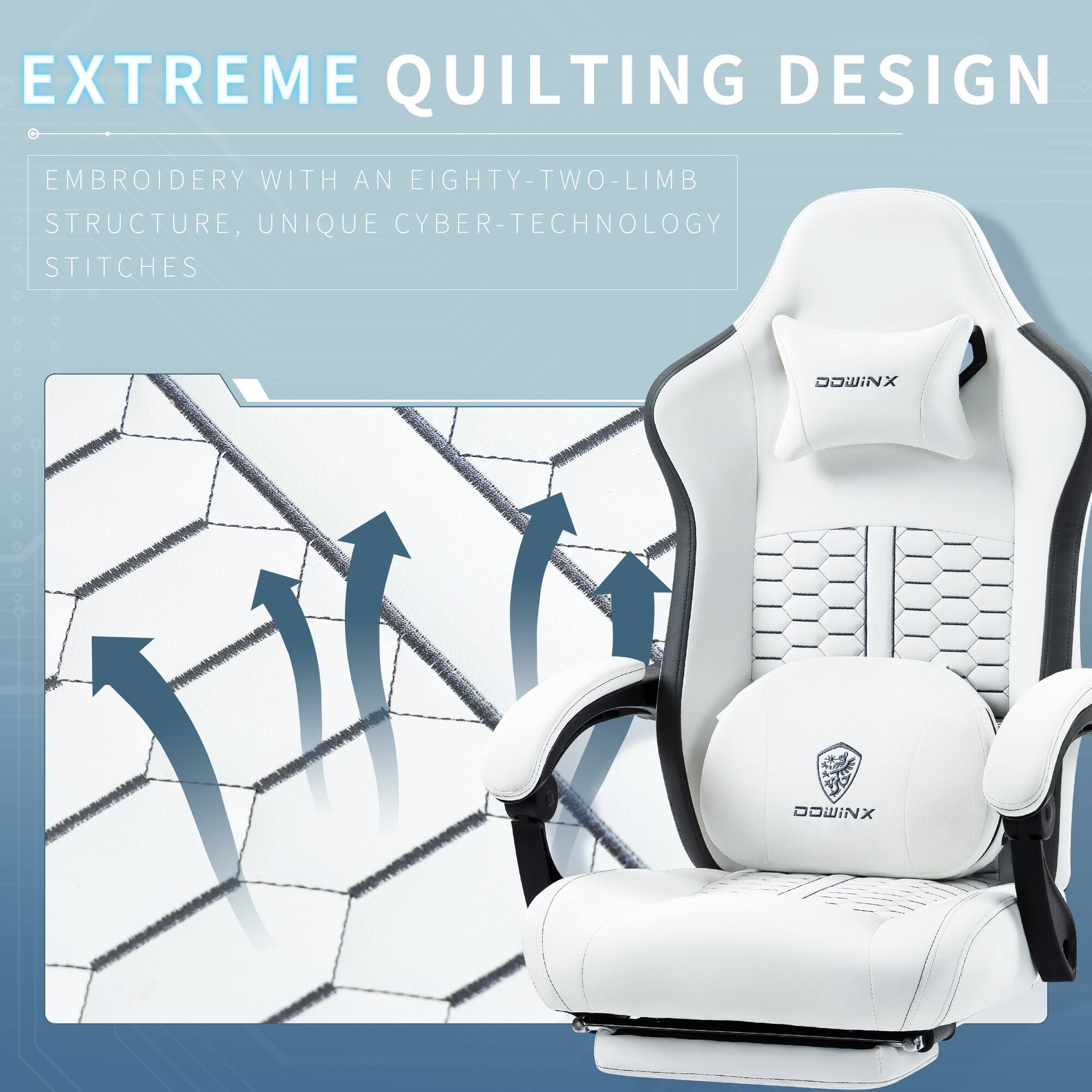 EXTREME QUILTING DESIGN  
EMBROIDERY WITH AN EIGHTY-TWO-LIMB TWO STRUCTURE, UNIQUE CYBER-TECHNOLOGY STITCHES