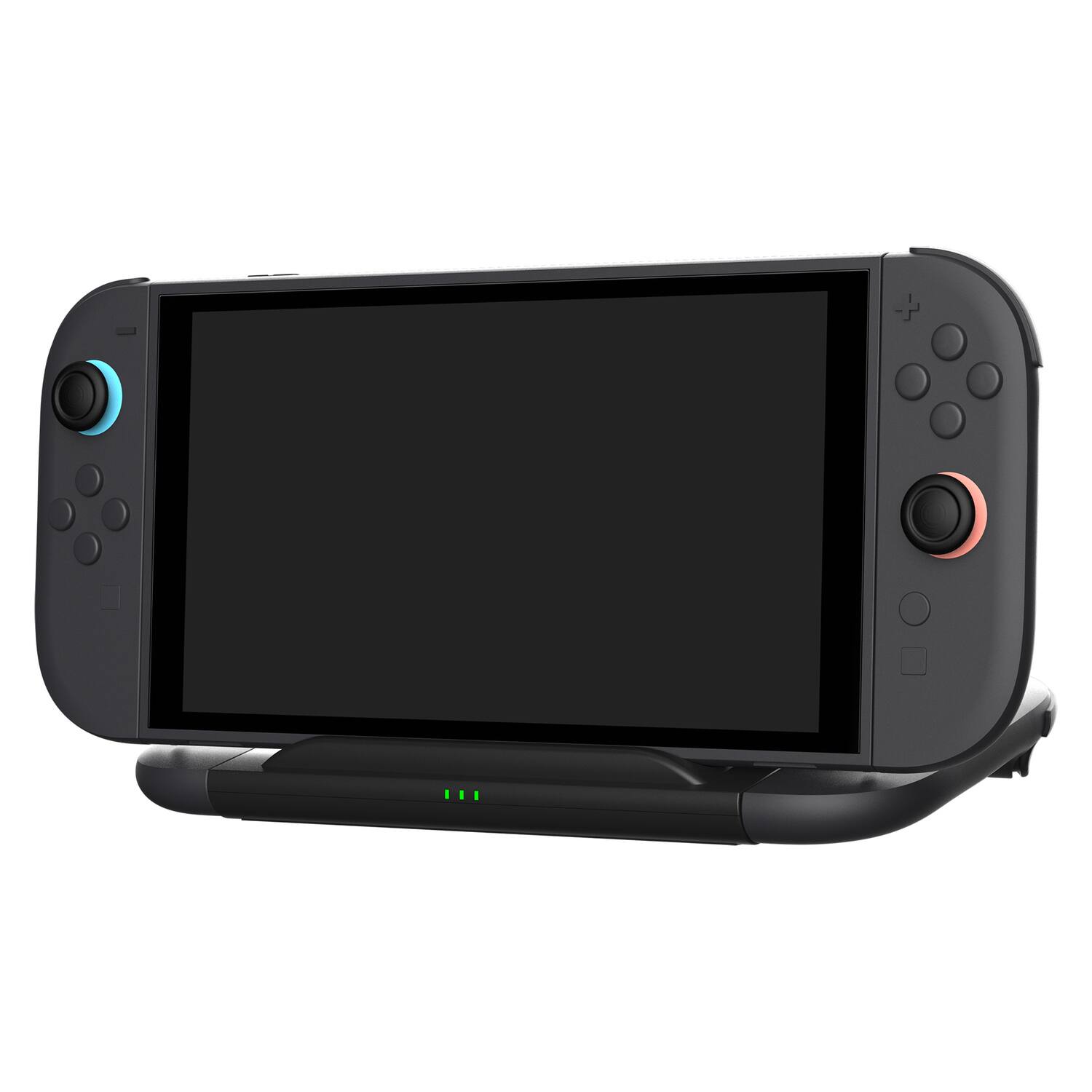 Angle. Nacon - Ultra-Compact Charging Station Nintendo Switch 2 Essentials - Black.