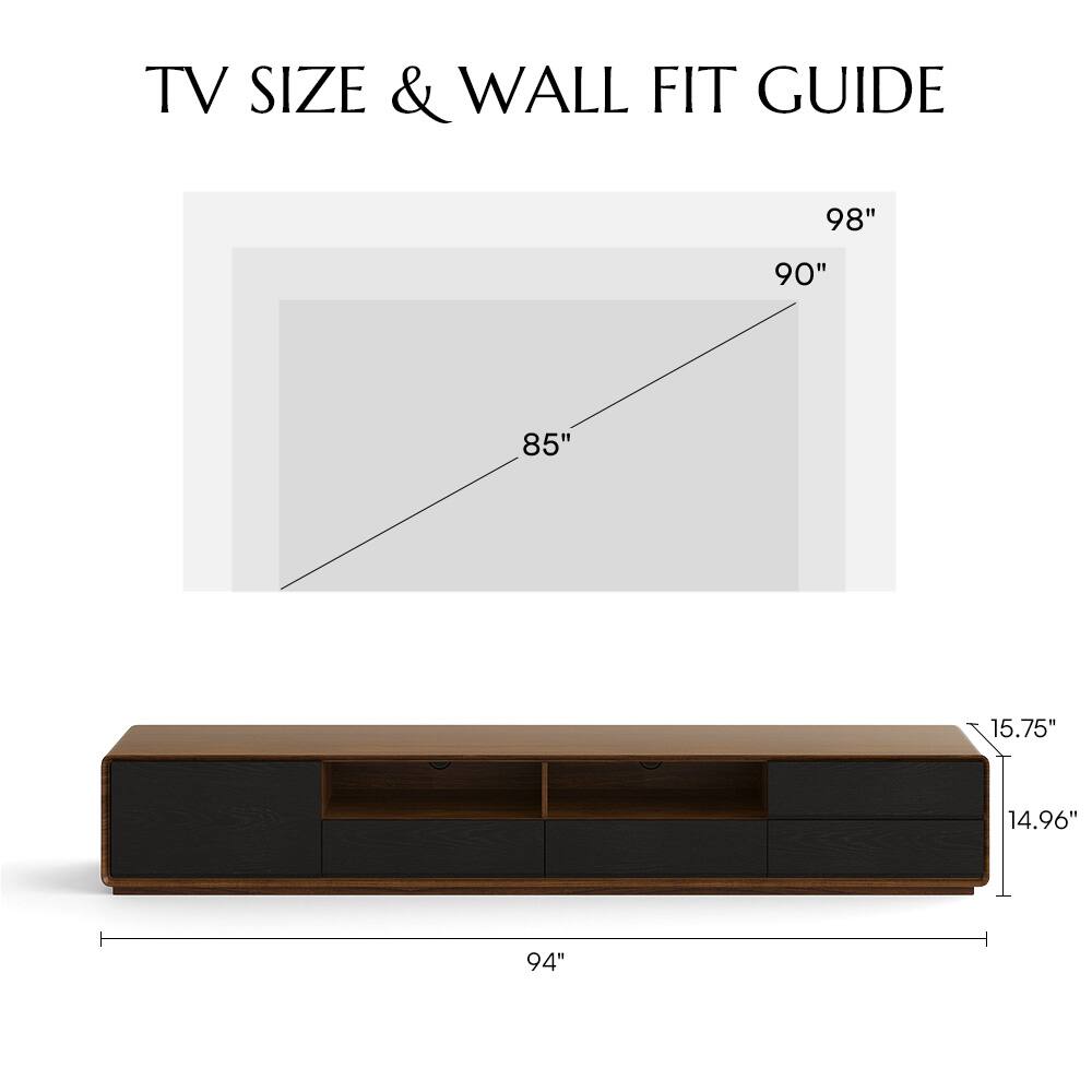 TV SIZE & WALL FIT GUIDE

98" 90" 85" 15.75" 14.96" 94"
