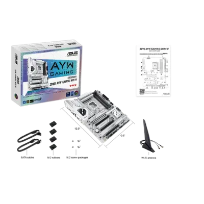 ASUS Z890 AYW GAMING WIFI W (Socket LGA 1851) Intel Z890 ATX ASUS Z890 AYW GAMING WIFI W (Socket LGA 1851) Intel Z890 ATX