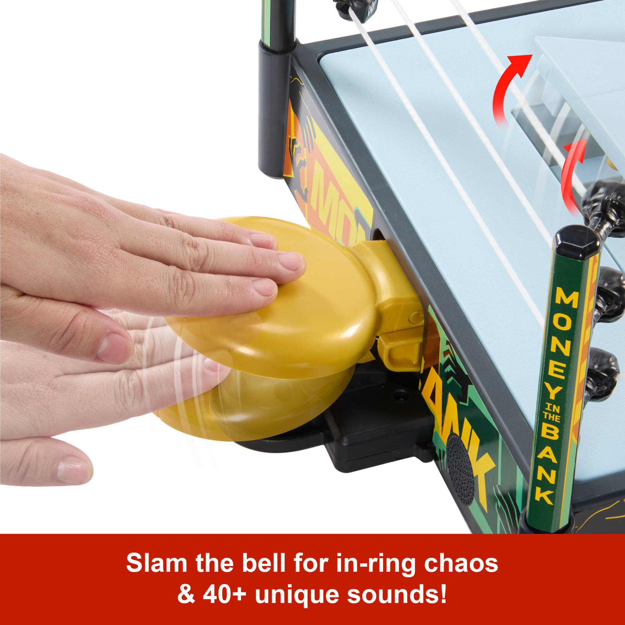Slam the bell for in-ring chaos & 40+ unique sounds!