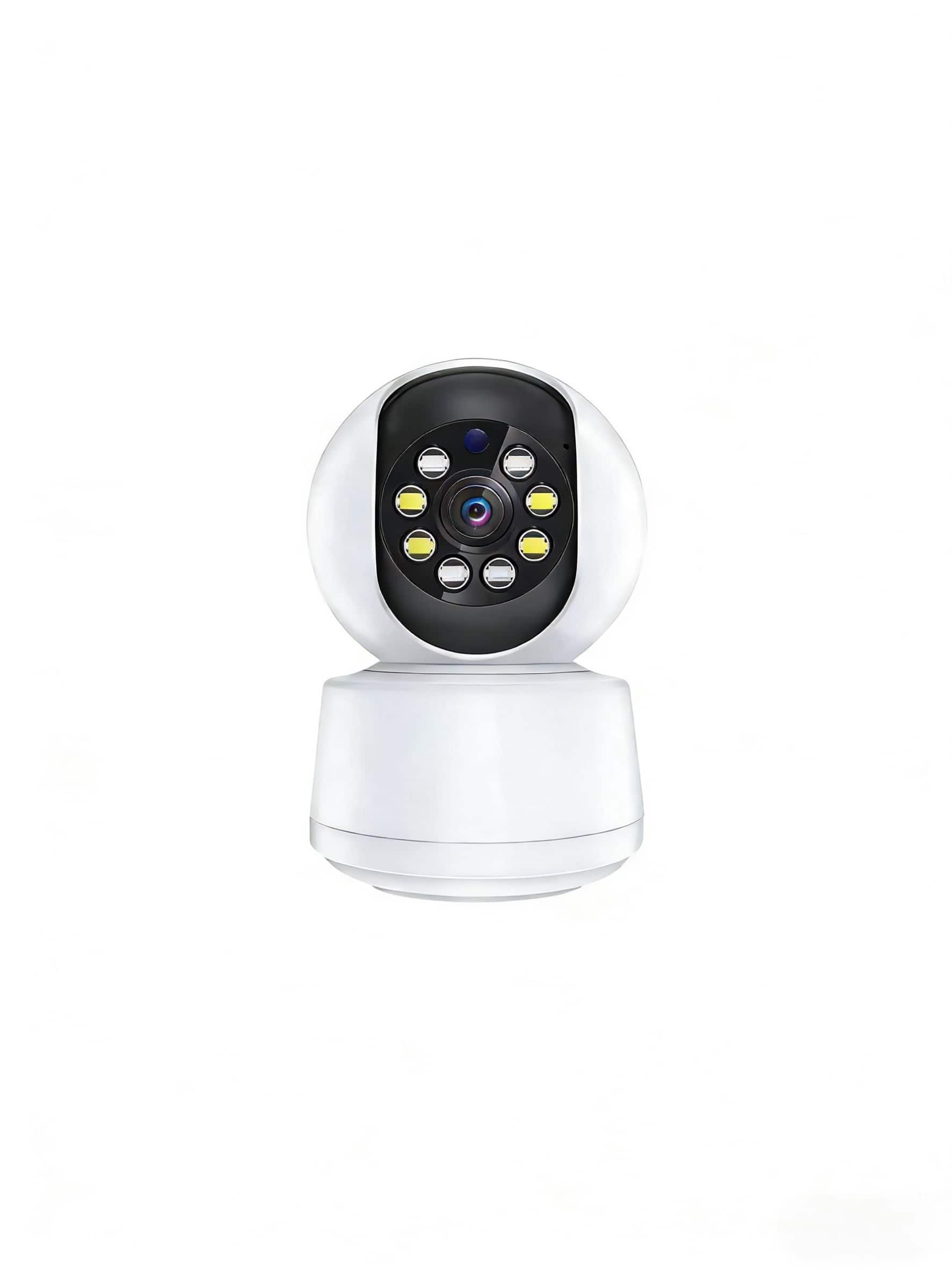 Cluzine - 360° Pan WiFi Home Security Camera, 1080P Dual Light Night Vision,AI Human Tracking