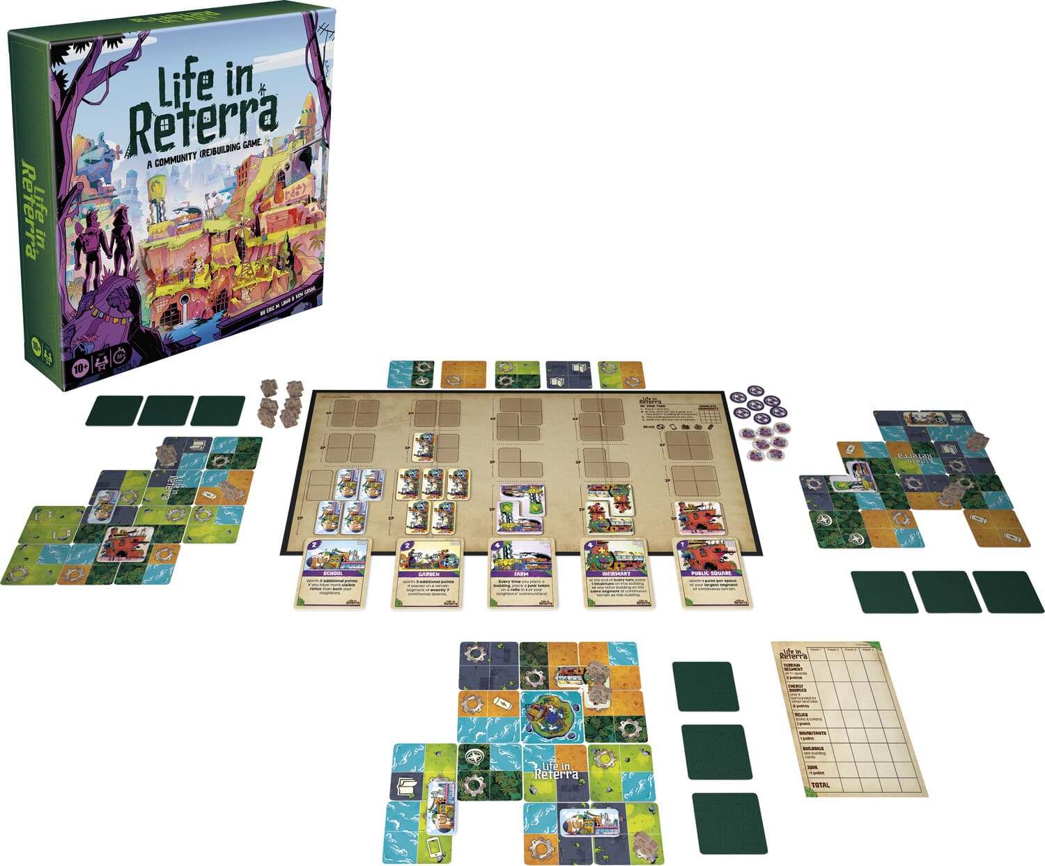 Hasbro - Gaming - Life in Reterra Strategy Board Game - GAMES (MISC) - Multicolor
