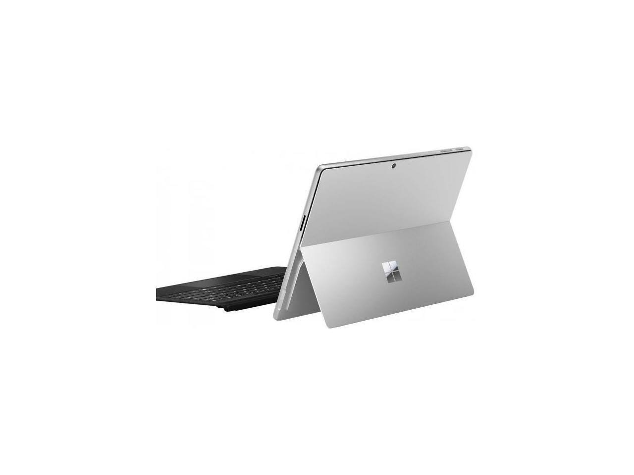 Alt View 6. Microsoft - Microsoft Surface Pro Copilot+ PC 13" Touchscreen 16GB RAM 256GB SSD Windows 11 Home - Platinum - Gray.