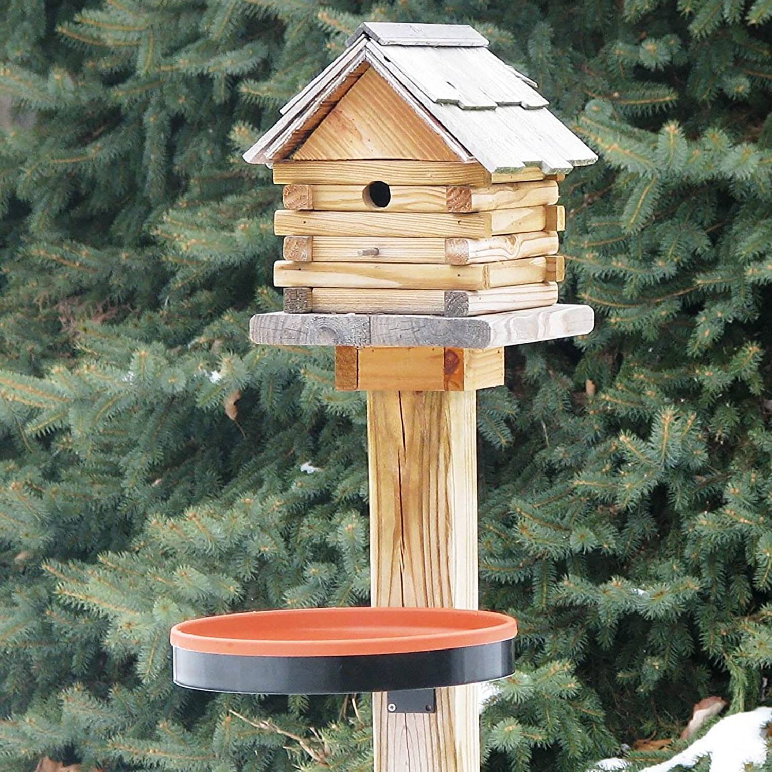 Alt View 5. Farm Innovators - Farm Innovators All Seasons 3 In 1 Outdoor Heated Birdbath, 75 Watts, Terracotta - Terra Cotta.