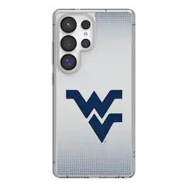 Keyscaper - NCAA - West Virginia Mountaineers Linen Logo Galaxy Clear Case - S23 - Multicolor