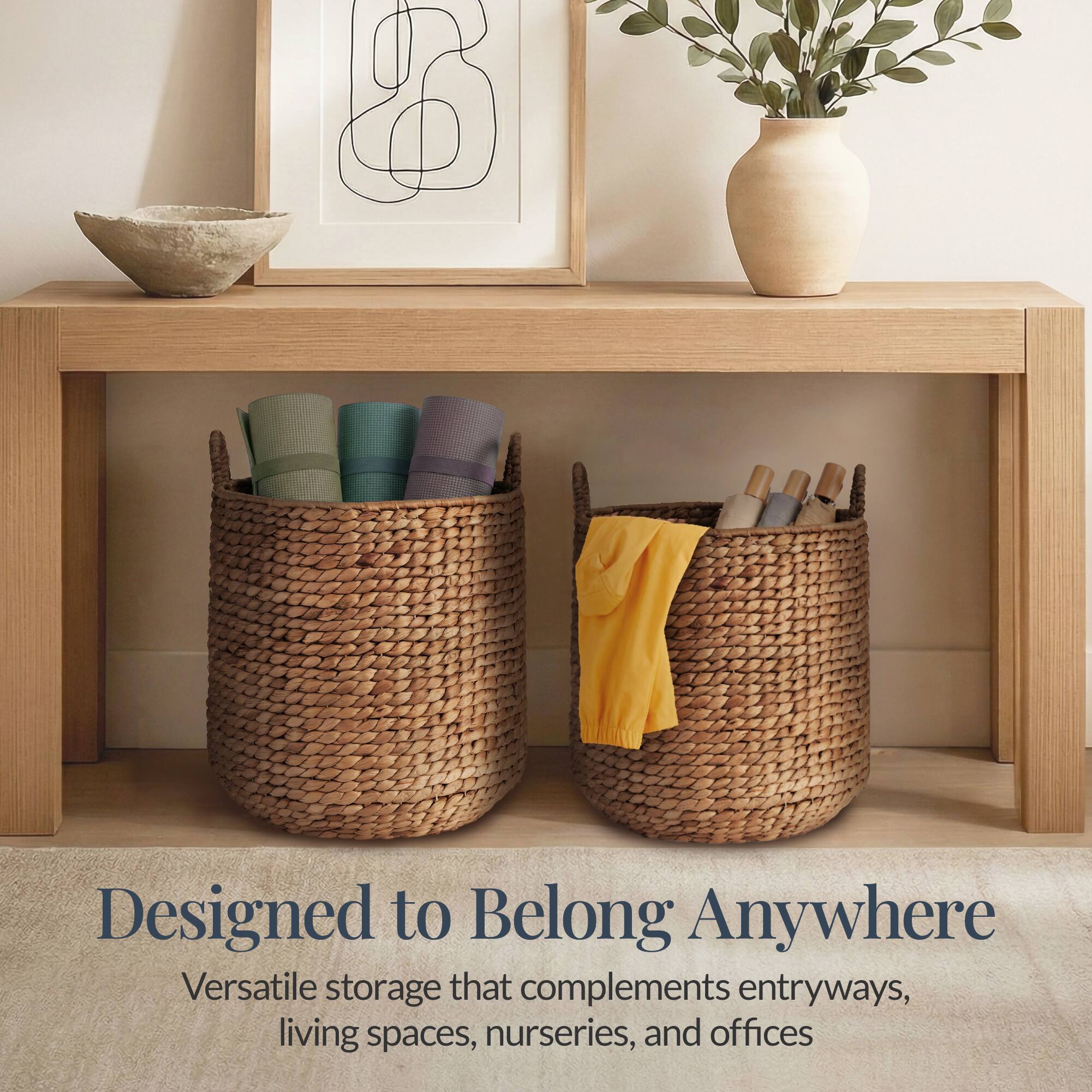 Designed to Belong Anywhere  
Versatile storage that complements entryways, living spaces, nurseries, and offices