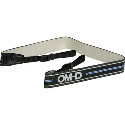 Front. Olympus - Comfortable Washable Camera Neck and Shoulder Strap for Secure Carrying and All-Day Shooting Support - Black.