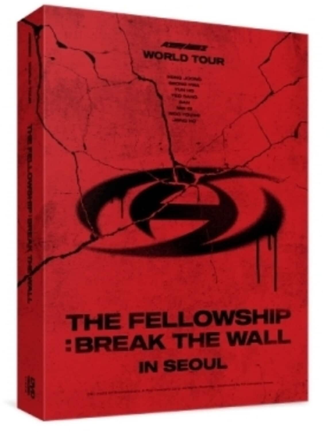 ATEEZ - The Fellowship - Break The Wall In Seoul - 2 x DVD/Region 1,3 - incl. 188pg Photobook, 8pc Mini-Poster- DVD