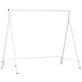 Resenkos - Heavy Duty Swing Frame, Metal Porch Swing Stand, 528 lbs Capacity, Perfect for Backyard, Patio, Lawn, White