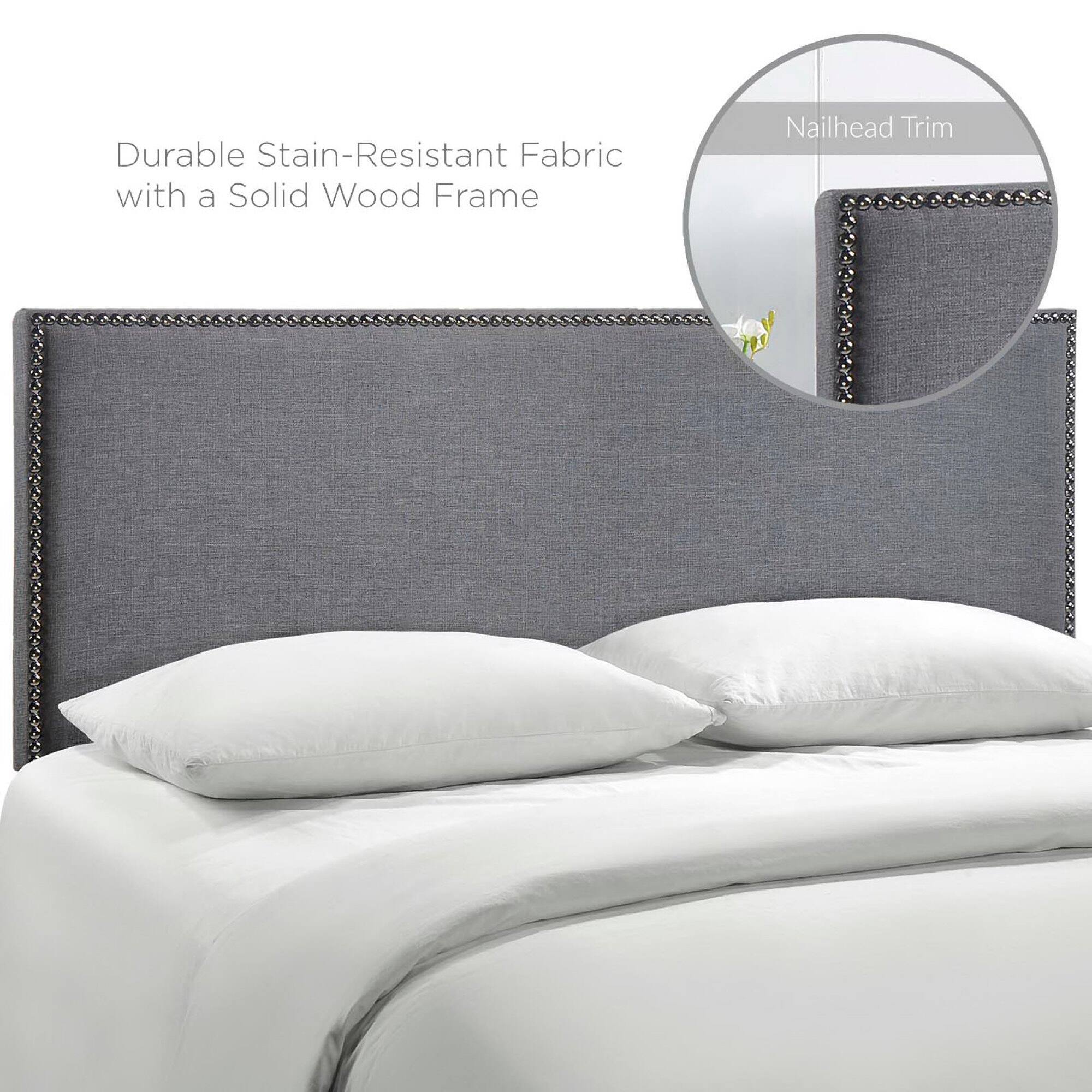 Durable Stain-Resistant Fabric with a Solid Wood Frame

Nailhead Trim