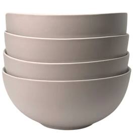 Zulay Kitchen - Contour Bowl - Set of 4 - Beige