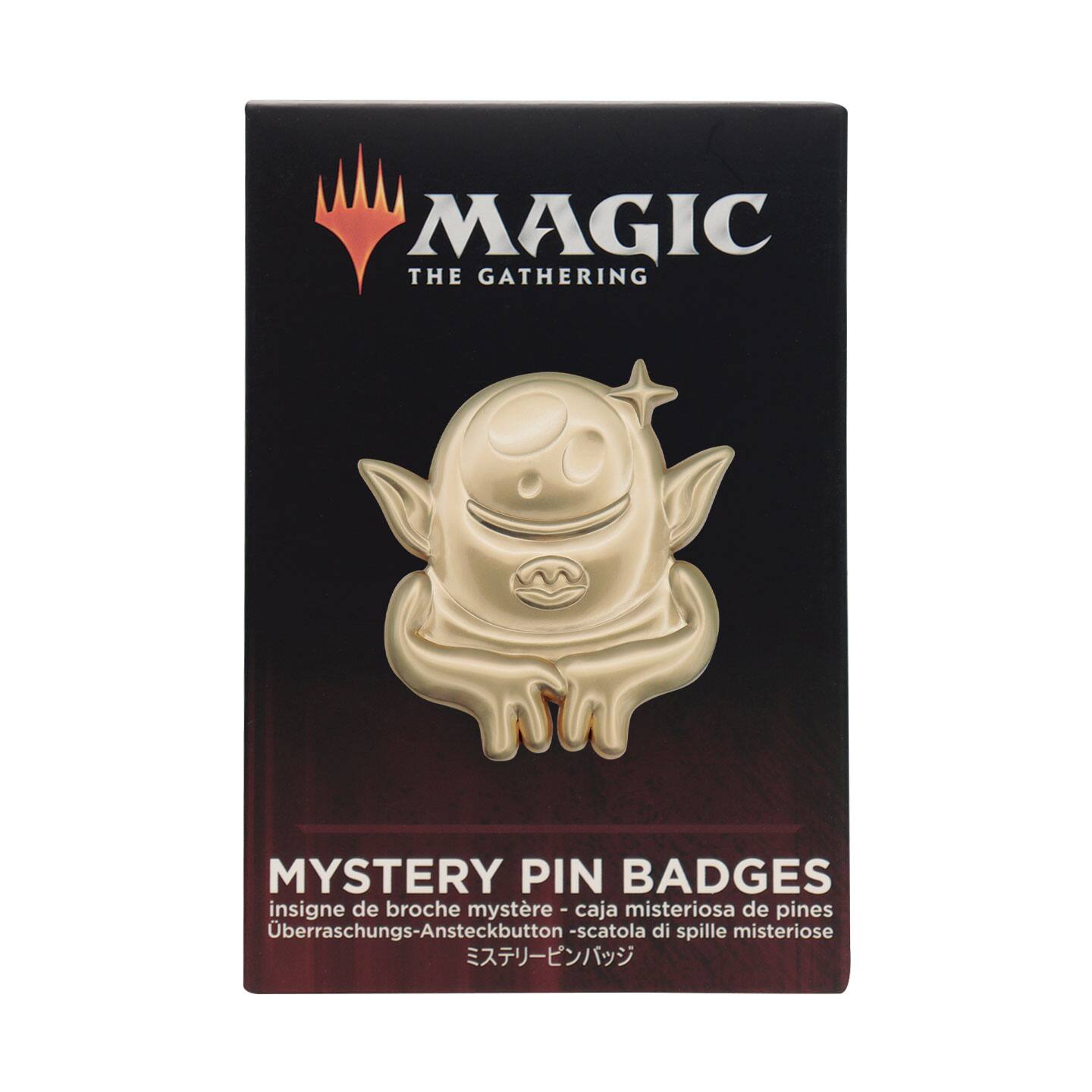MAGIC THE GATHERING  
MYSTERY PIN BADGES  
insigne de broche mystère - caja misteriosa de pines  
Überraschungs-Ansteckbutton -scatola di spille misteriose