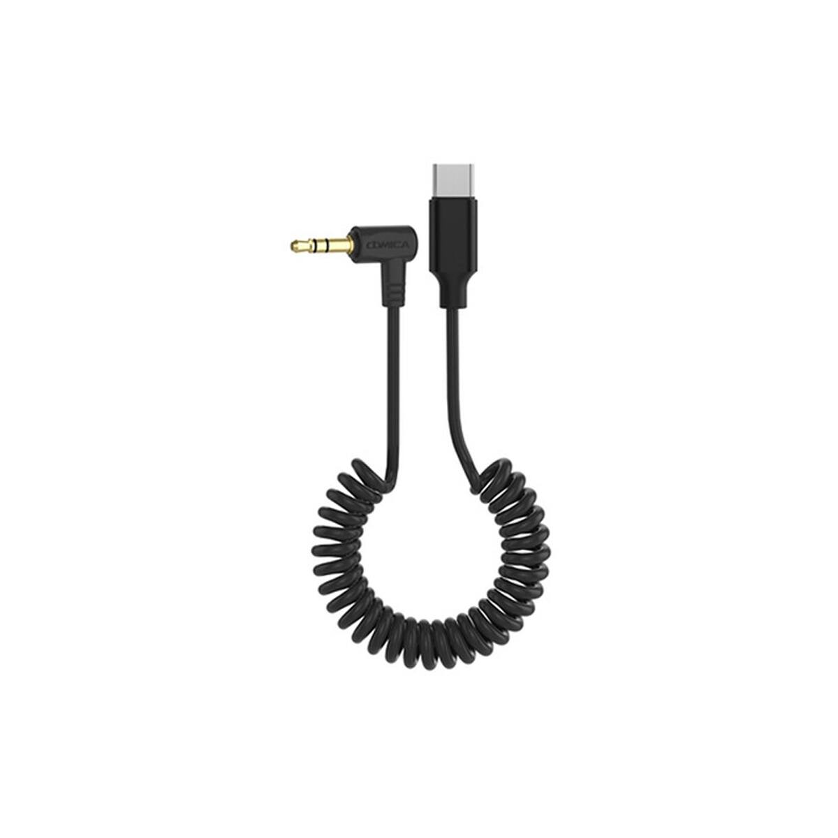 Front. Comica - Comica CVM-D-UC II 24" 3.5mm TRS M to USB-C Audio Adapter Cable w/ADC Chip.