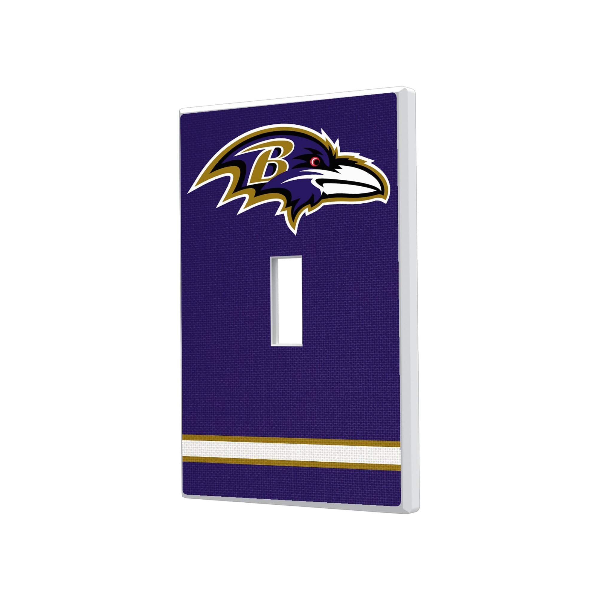 Keyscaper - Baltimore Ravens Stripe Single Toggle Light Switch Plate - Multicolor price history on PriceWatchPro