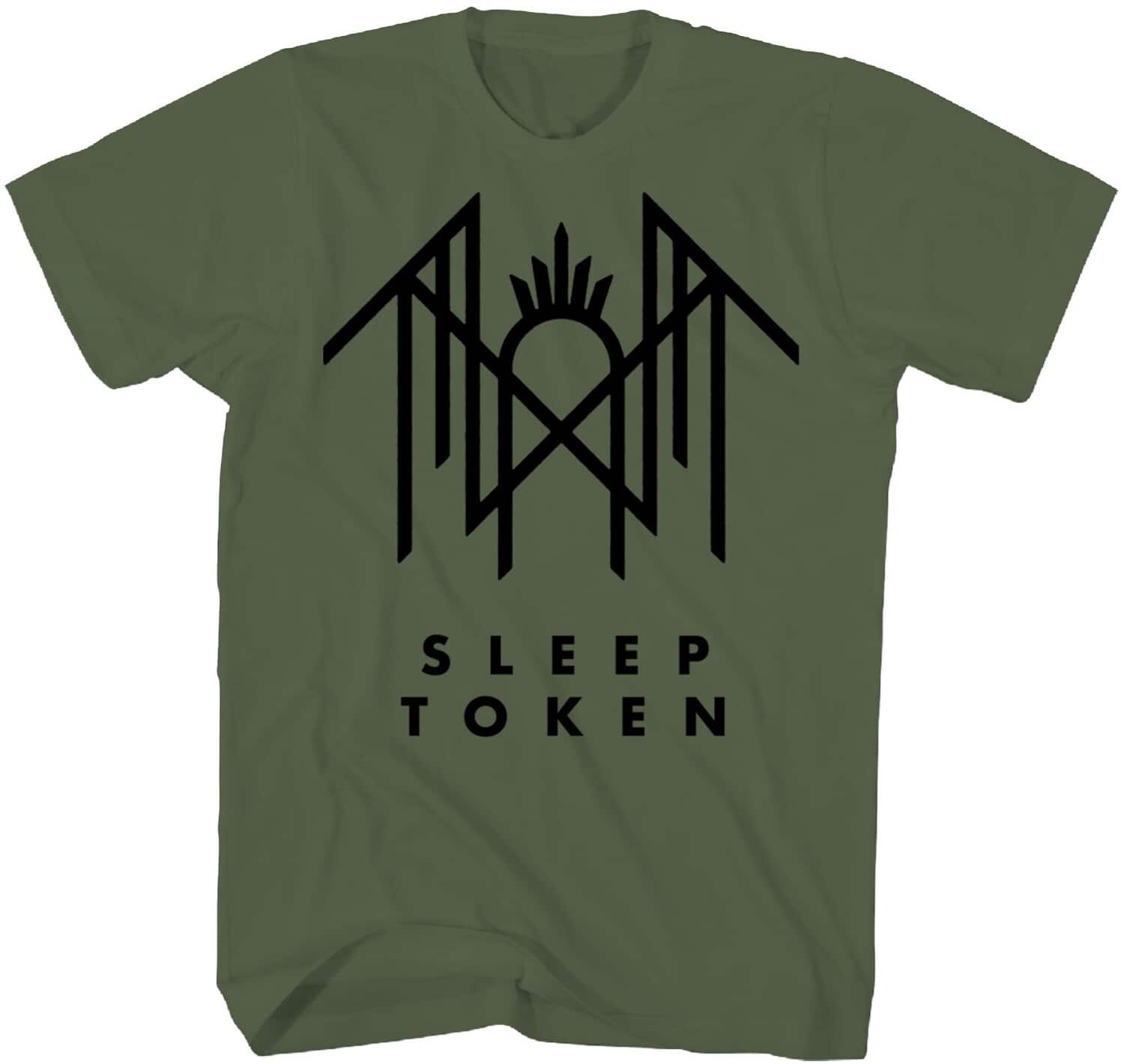 PopMarket - Sleep Token - Sleep Token - Logo Symbol T-Shirt - Large Olive TS4421SLTA3 - APPAREL - Multicolor