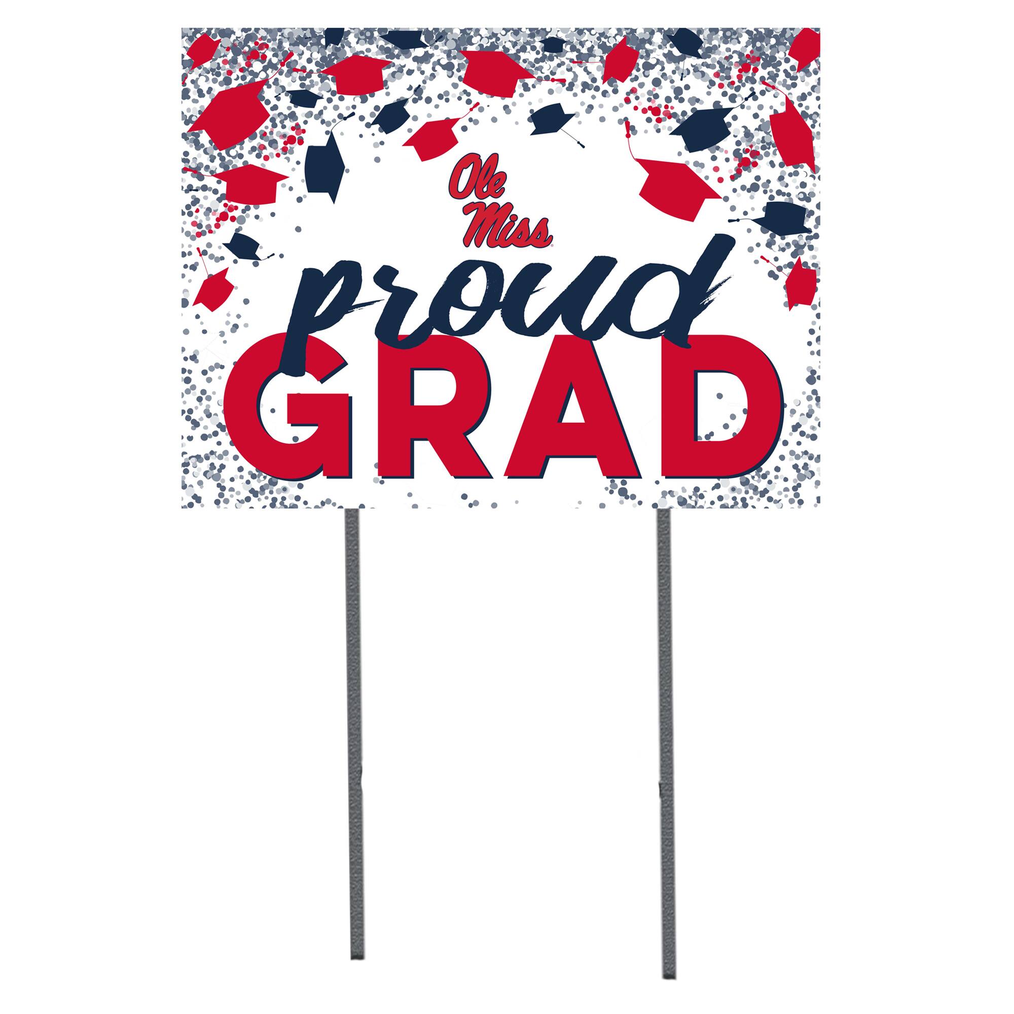 Ole Miss Rebels 18'' x 24'' Grad Yard Sign