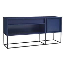Furniture of America - Yazda TV Stand Fits TV's up to 65 in. with LED Lights - Blue