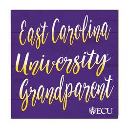 Jardine - ECU Pirates 10'' x 10'' Grandparent Plaque - Purple