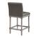 Alt View 12. OSP Home Furnishings - Abbott 26" Spindle Stool - Pewter / Brushed Grey.