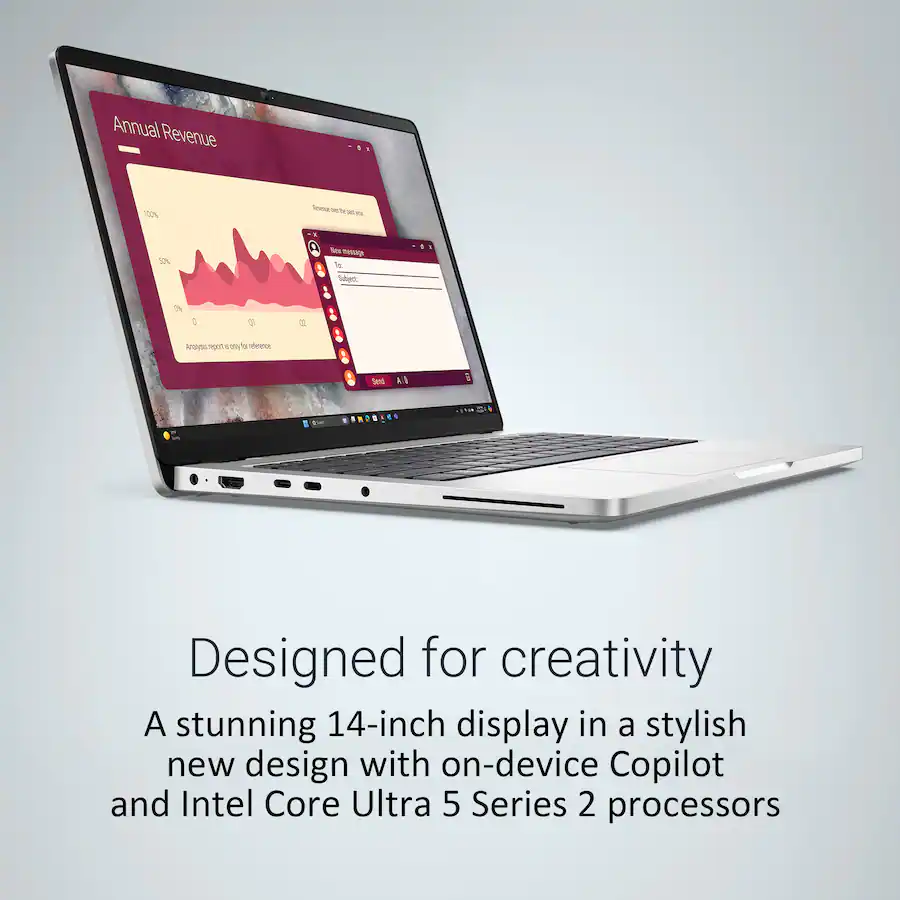 Dell Pro 14 14'' FHD+ Laptop Intel Core Ultra 5 235U 16GB Memory 512GB ...