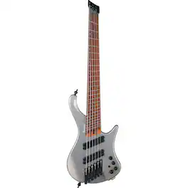 Ibanez - EHB1006MS EHB Ergonomic Headless Electric Bass Guitar, Metallic Gray Matte