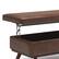 Alt View 13. Simpli Home - Owen Lift Top Large Coffee Table Storage Ottoman - Distressed Chestnut Brown.