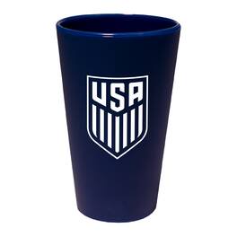 WinCraft - USA Soccer 16oz. Fun Silicone Pint Glass - Navy