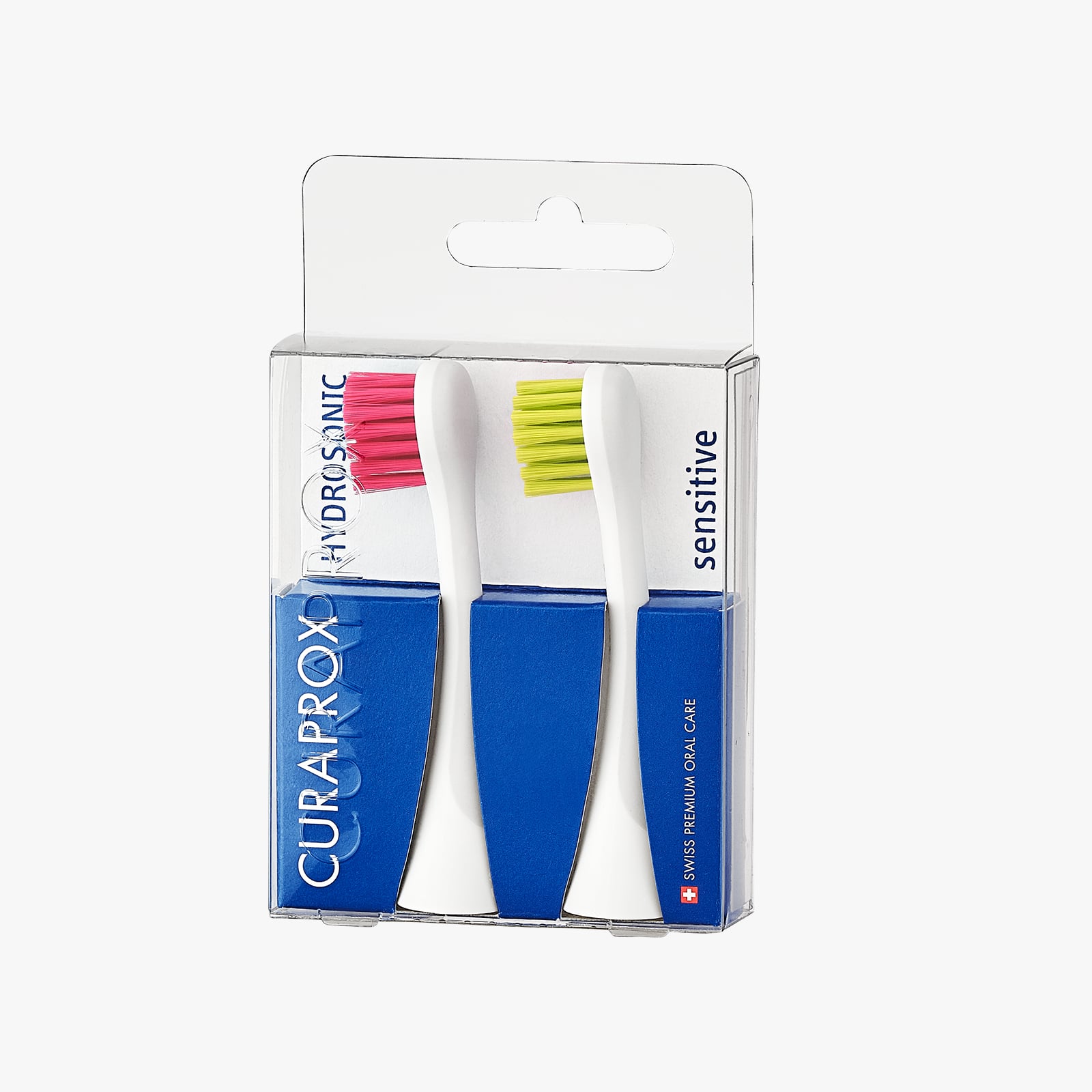 Curaprox - Brush Head Hydrosonic, Sensitive, 2 pcs - Magenta/Green