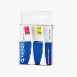 Curaprox - Brush Head Hydrosonic, Sensitive, 2 pcs - Magenta/Green