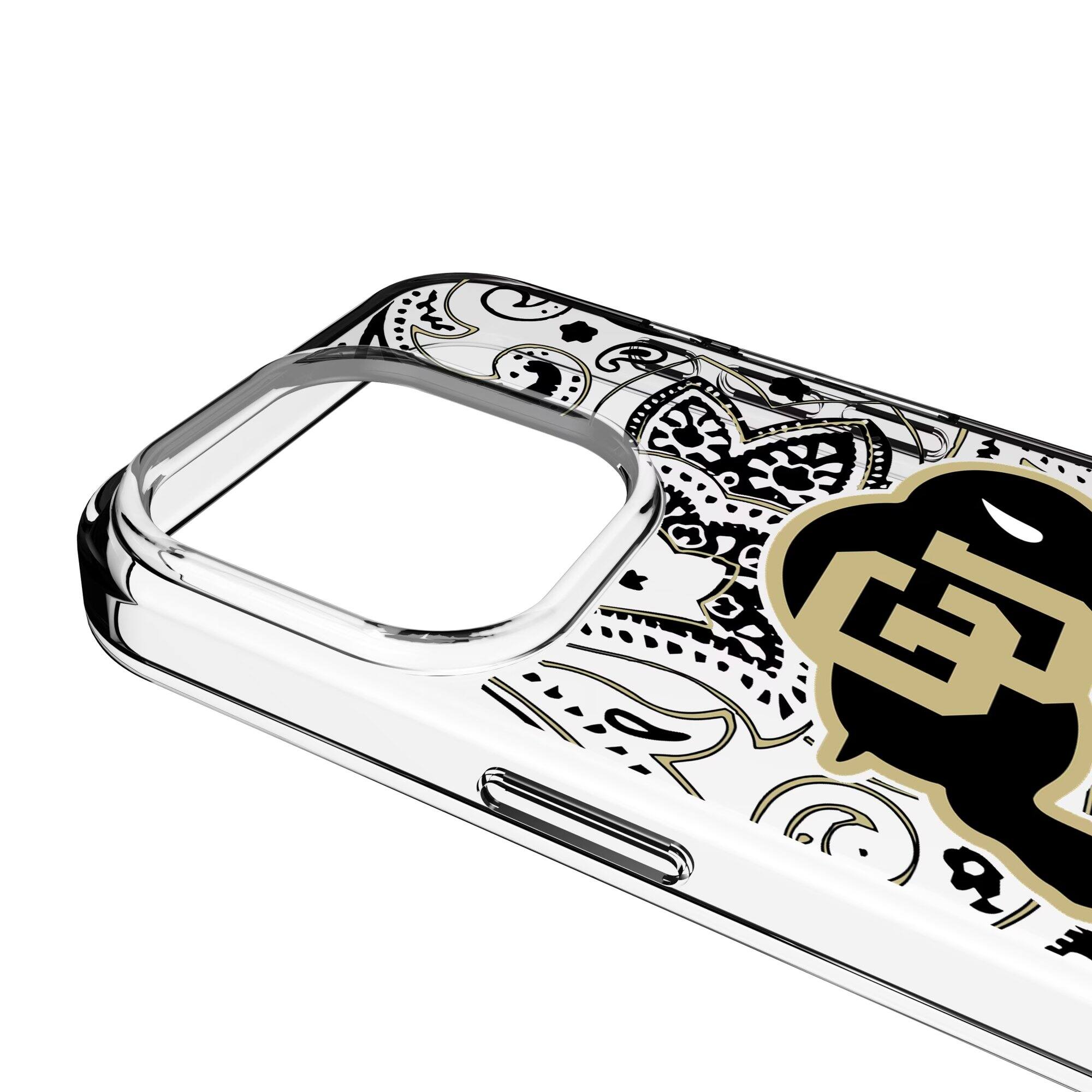 Alt View 2. Keyscaper - Colorado Buffaloes iPhone Clear Case - 14 - Multicolor.