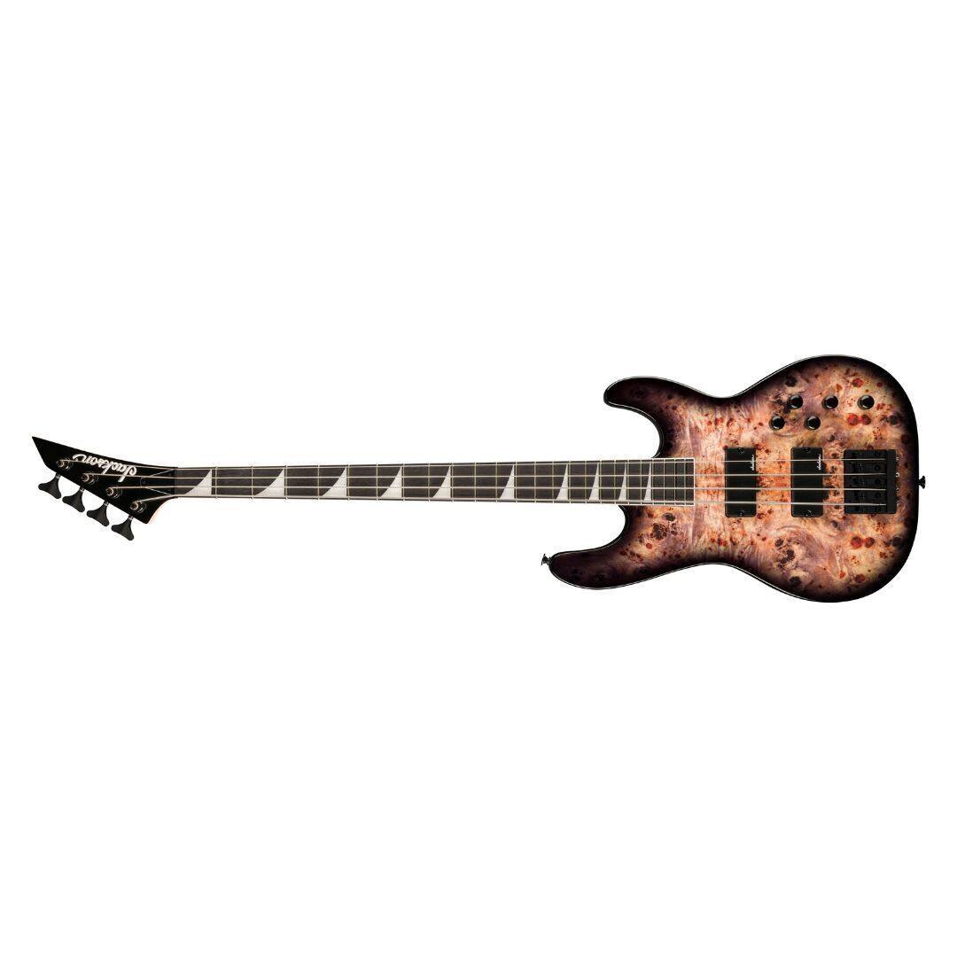 Back. Jackson - Jackson JS Series Concert Bass CB JS3P Bass Guitar - Transparent Black Burst.