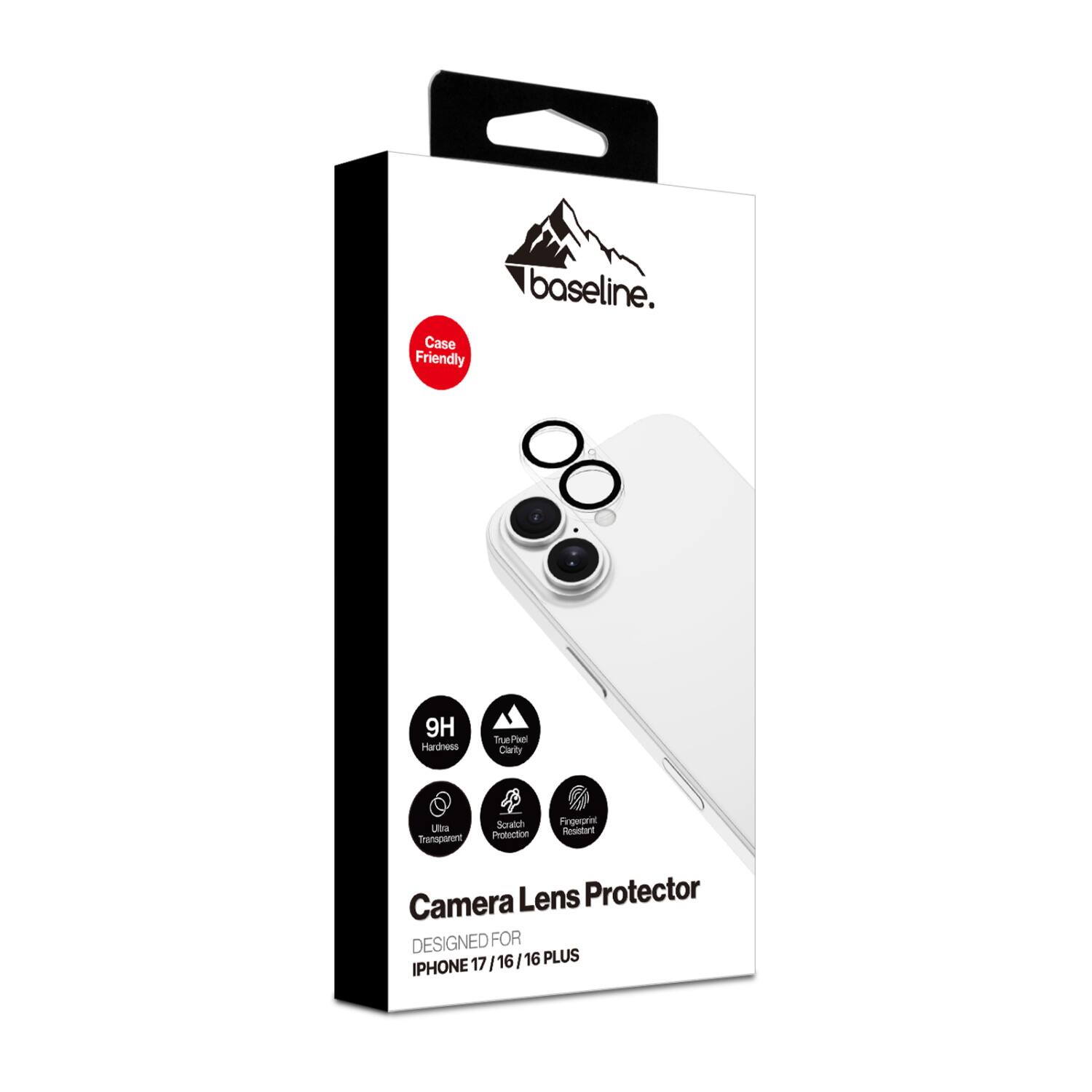baseline.

Case Friendly

9H Hardness

True Pixel Clarity

Ultra Transparent

Scratch Protection

Camera Lens Protector

DESIGNED FOR
IPHONE 7 / 16 / 16 PLUS