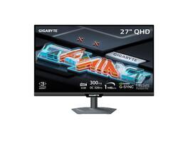 GIGABYTE - 27" QHD 300Hz IPS Monitor with AMD FreeSync, G-SYNC, USB-C, KVM, Adjustable Stand - Black