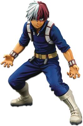 PopMarket - BanPresto - My Hero Academia - World Figure Colosseum: Super Master Stars Piece - Shoto Todoroki - Collectibles - Multicolor