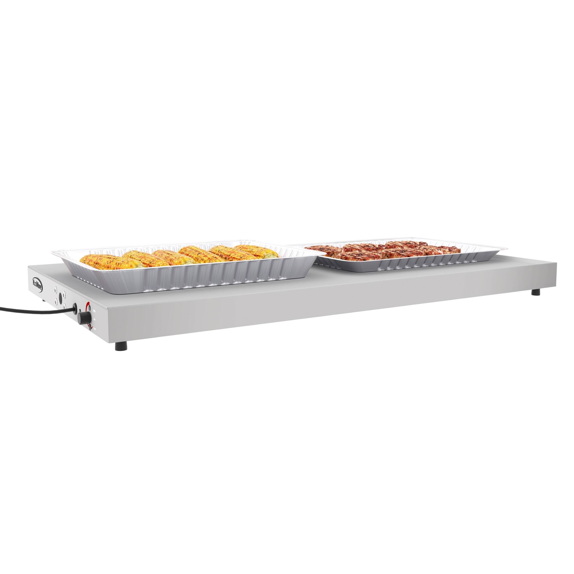 Front. Koolmore - 36 In. Commercial Warming Shelf - Silver.