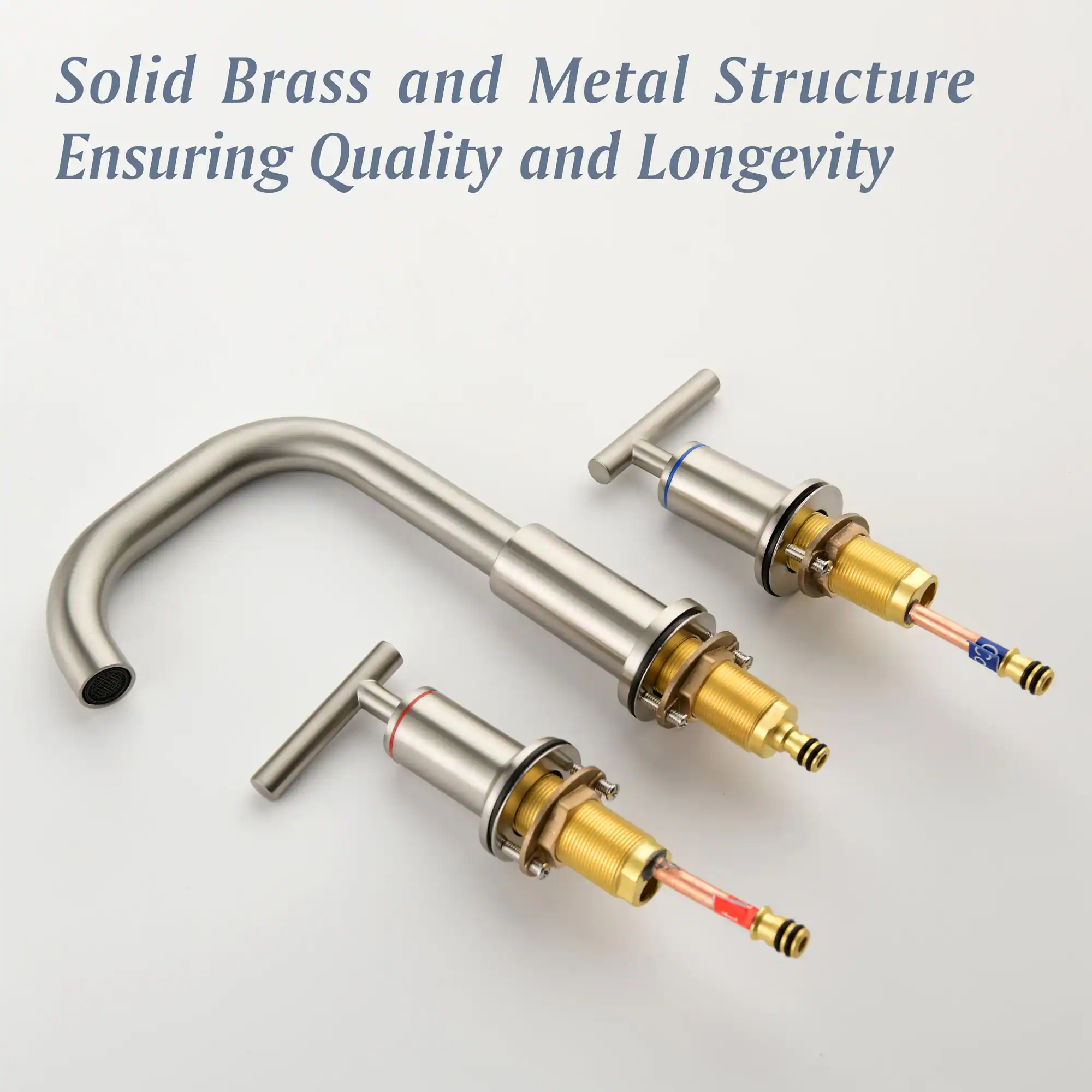 Solid Brass and Metal Structure  
Ensuring Quality and Longevity