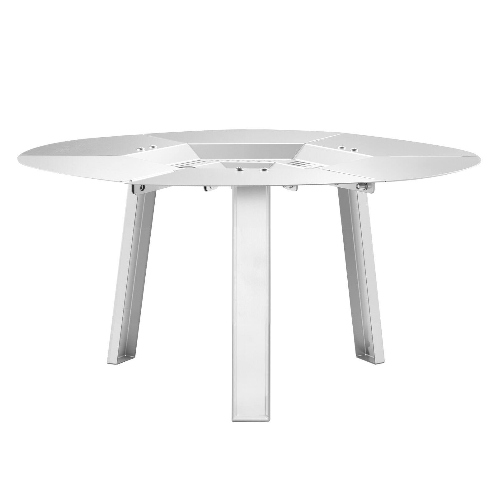 Alt View 10. Glintex - Fire Pit Heat Deflector 20-Inch Round Stainless Steel Heat Diffuser for Wood Burning Fire Pit, Detachable Cover.